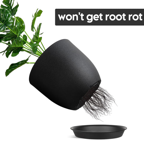 Ferlypote plant pots feature mesh drainage holes to support healthy roots indoors.