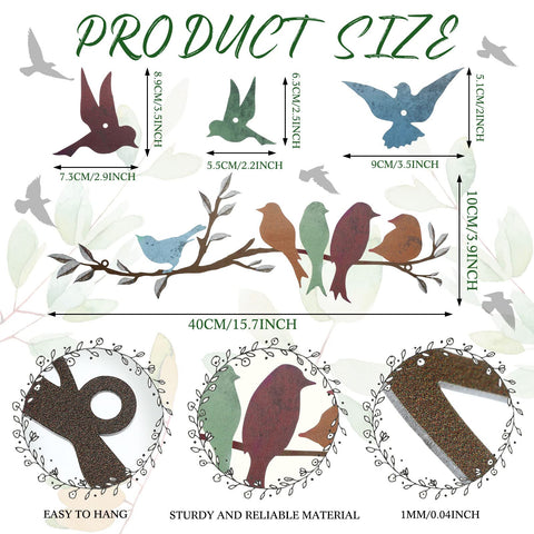 Ferraycle branch wall decor silhouette adds nature-inspired charm to any room.