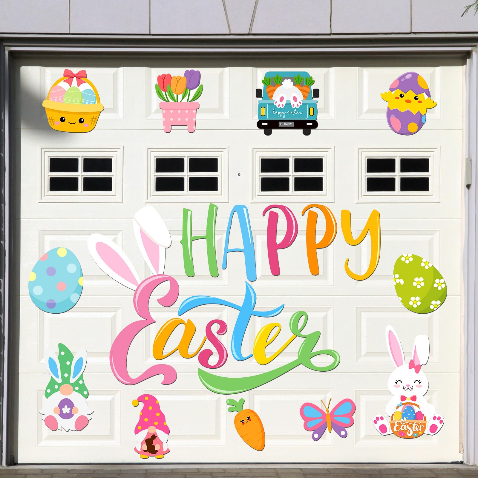 Ferraycle bunny Easter magnet on fridge adds festive charm