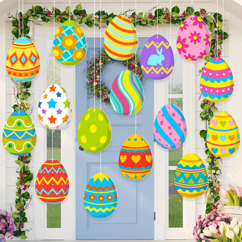 Ferraycle double-sided floral eggs display patterns from both sides