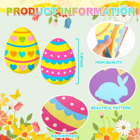 Ferraycle Easter eggs decorate trees, porches, and gardens with color