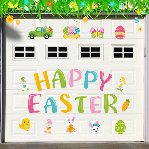 Ferraycle Happy Easter door magnets brighten your garage with festive color