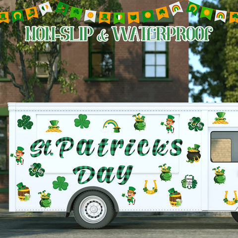 Ferraycle green-banner magnet adds seasonal charm to any metal surface.
