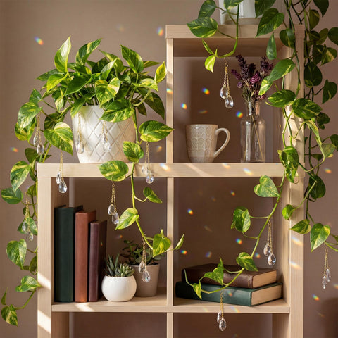 Ferrochef mini plant charm sun catcher adds a touch of elegance