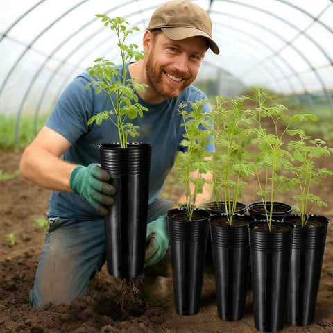 Ferrochef multi-use nursery pots for flowers, herbs, vegetables and saplings