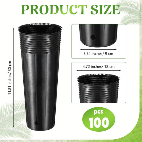 Ferrochef seedling pot with drainage holes promotes healthy watering and roots