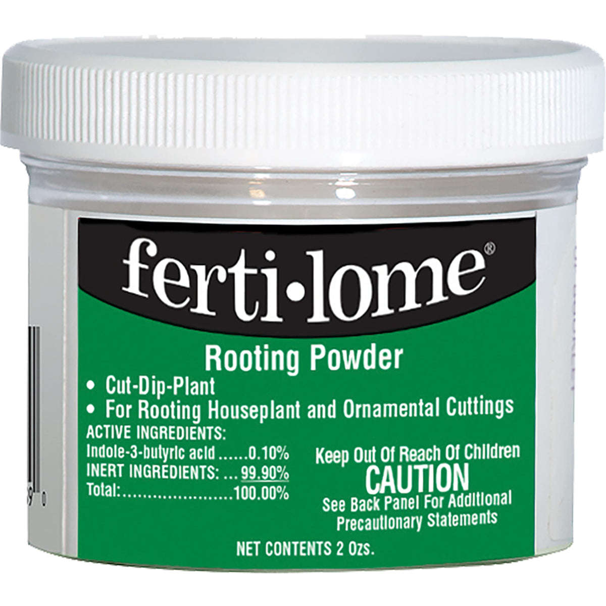 Ferti-lome Rooting Powder cutting-dip for faster root formation and healthier transplant success.
