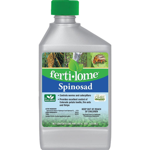 Ferti-lome Spinosad insecticide bottle pour for outdoor garden pest control