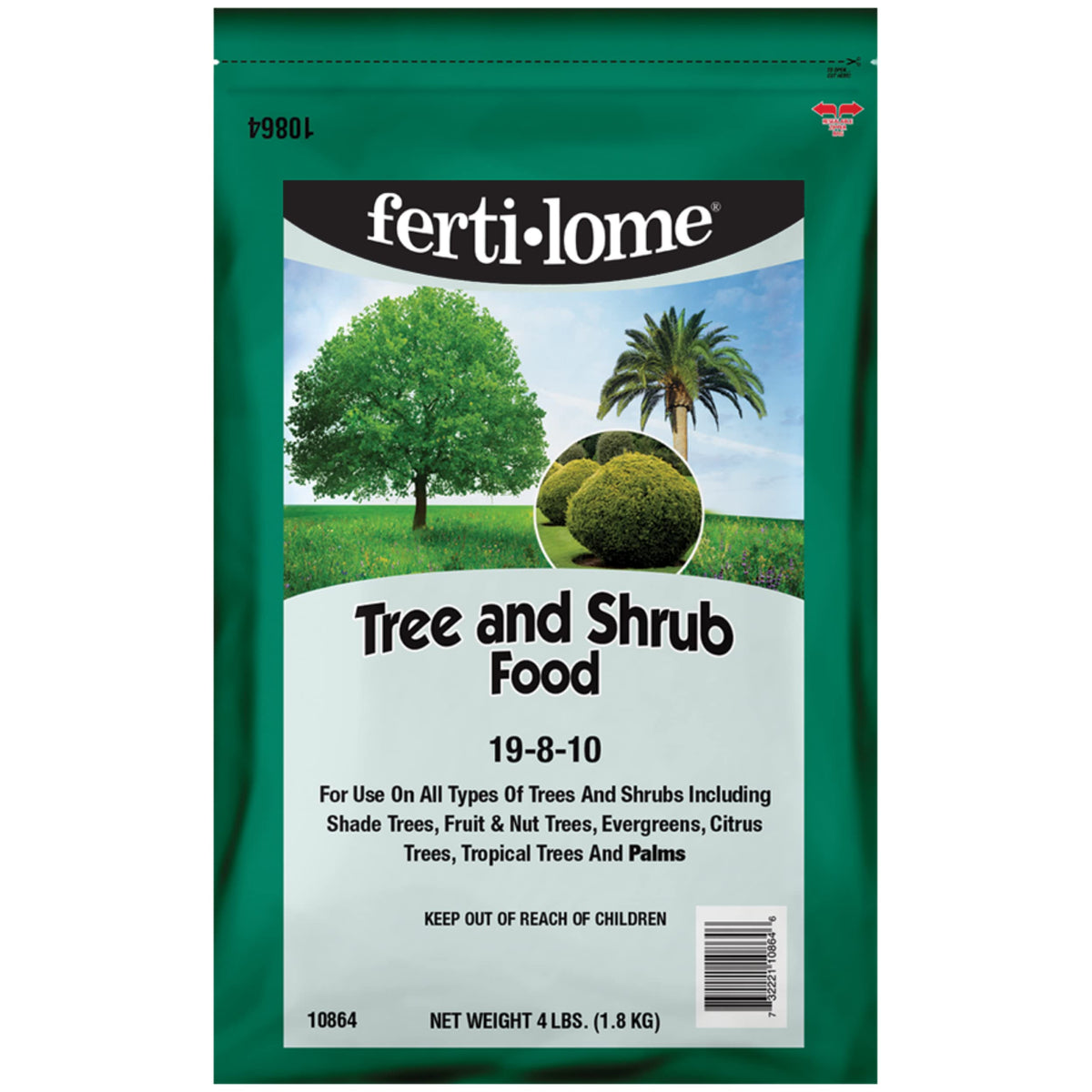 Ferti-lome Tree and Shrub Food 19-8-10 4-lb bag boosts tree and shrub vigor