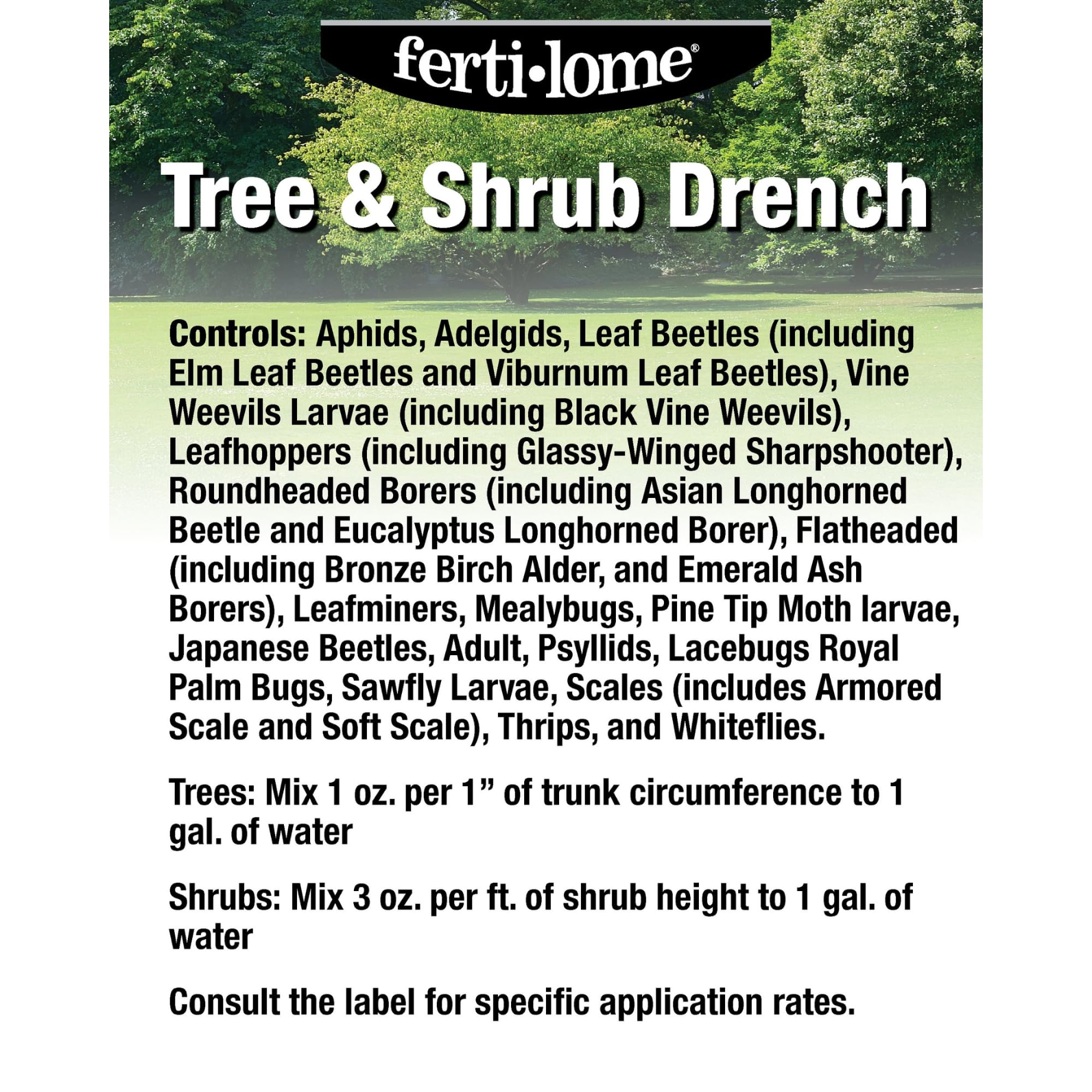 Ferti-lome 11205 Drench concentrate ready for early spring application.