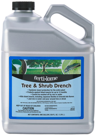 Fertilome systemic drench bottle designed for root-zone application and watering in.
