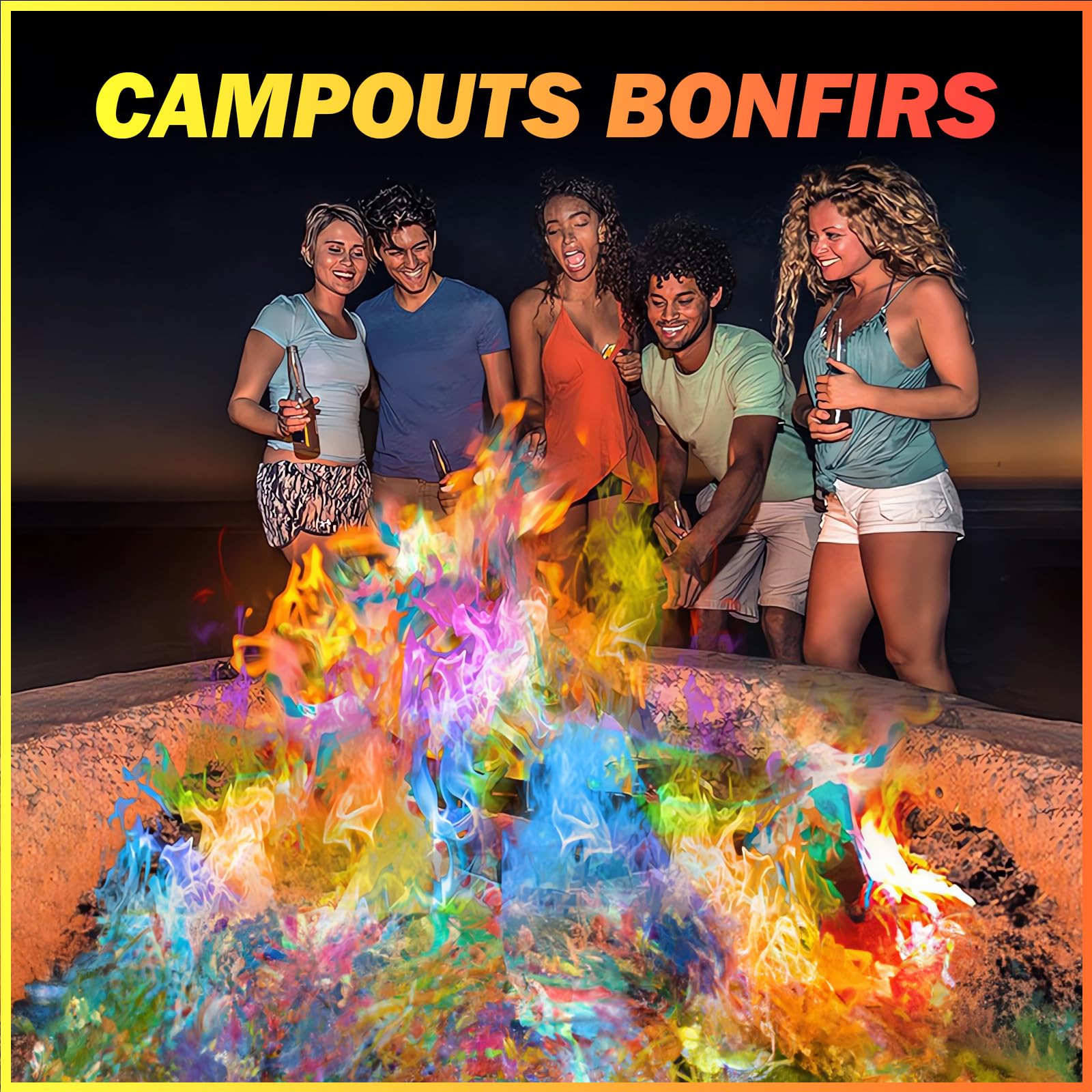 FestivalCos Colorful Flames red packet sparks excitement during outdoor gatherings