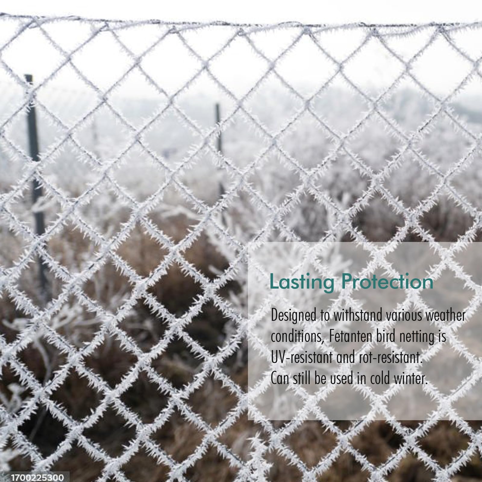 Fetanten garden protection for vegetables and fruit trees.