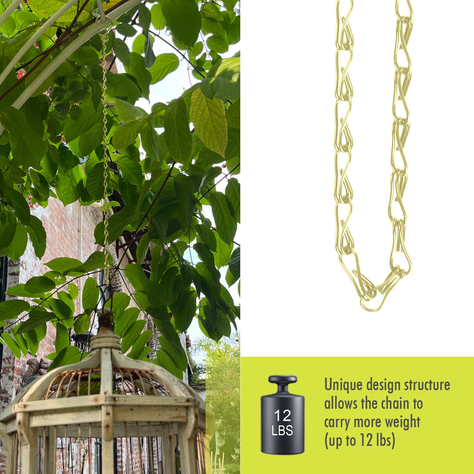 Fetanten adjustable hanging chain lets you set the perfect height