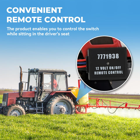 Fetomc remote switch supports efficient field tasks with remote spray control.