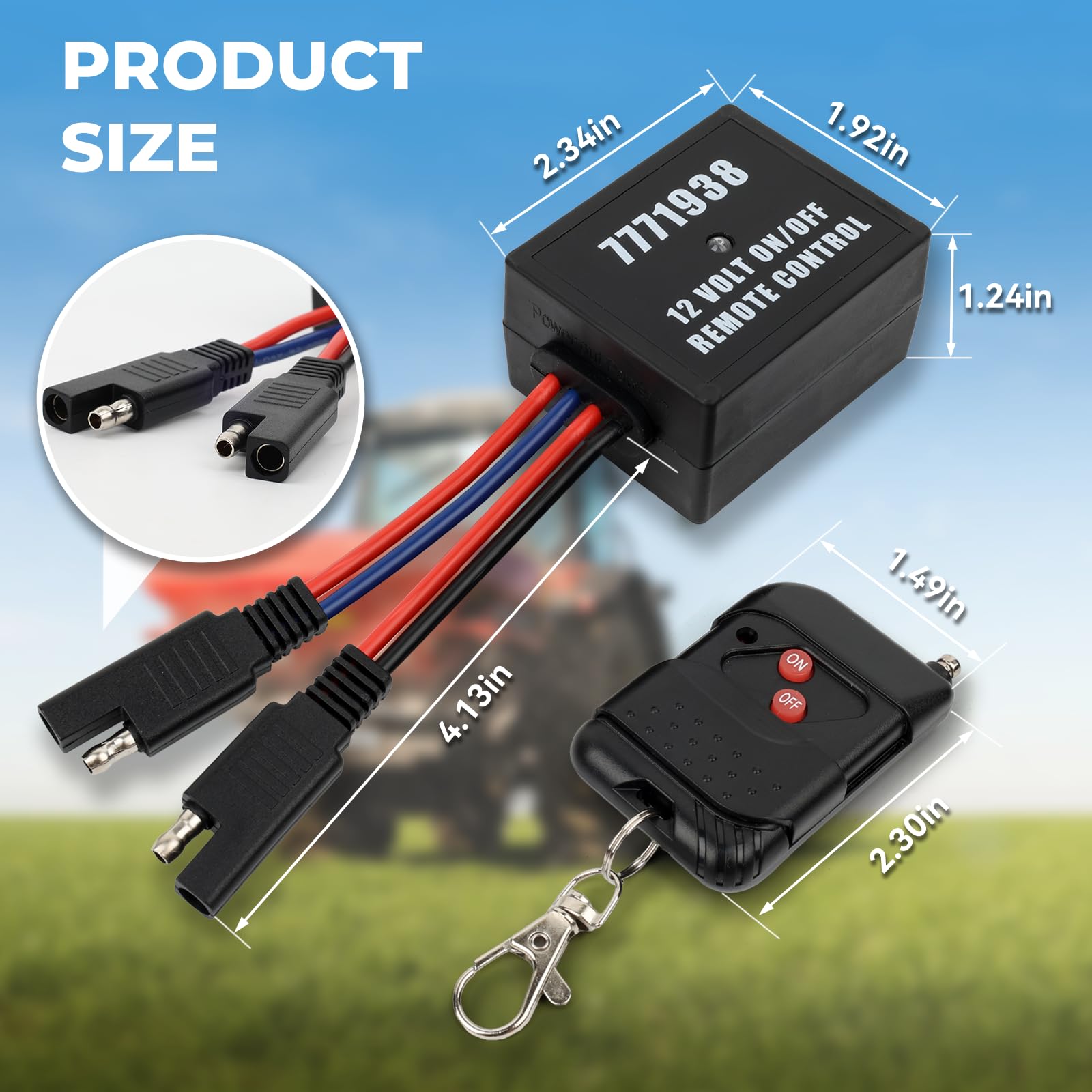Fetomc flat-molded connectors ensure easy compatibility with most electric pumps.