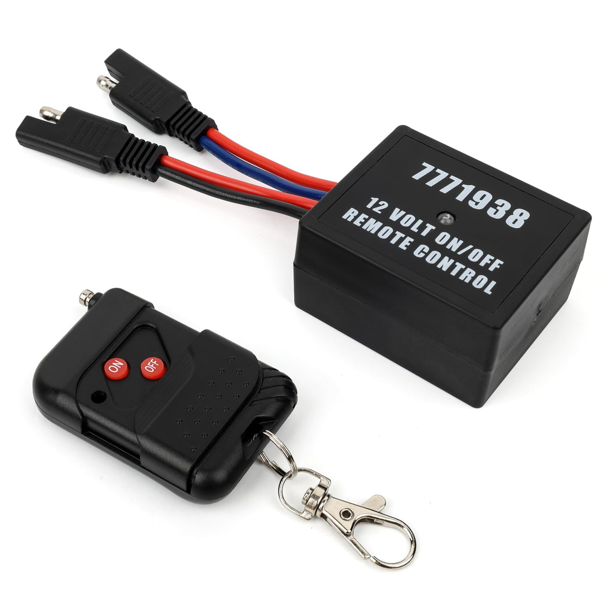Fetomc remote-control switch for sprayer with 250 ft range enables hands-free field operation.
