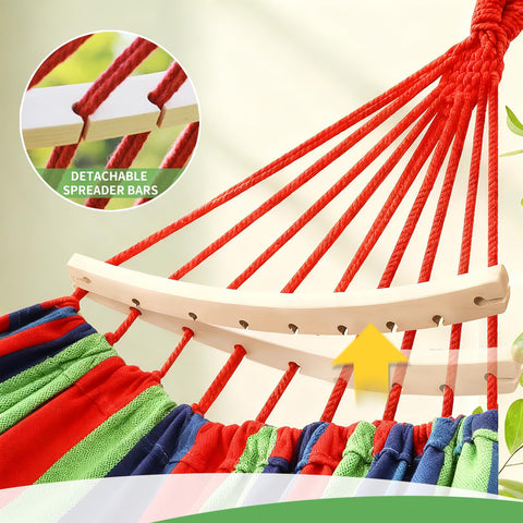 Fevbcnrj hammock bar flat-surface visual demonstrates even spread reducing sag.