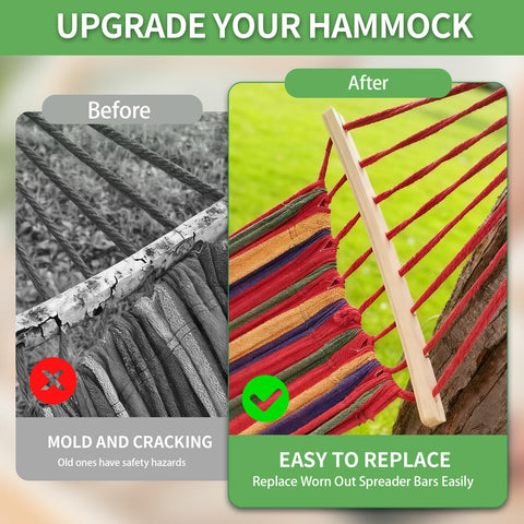Fevbcnrj portable hammock bar pack highlights lightweight, travel-ready components.