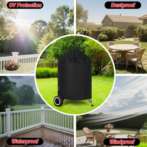FEVERCOVER measures 28.5W x 23.5D x 35H for full coverage.