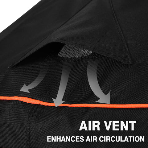 FEVERCOVER adjustable straps securely anchor the cover in windy conditions.
