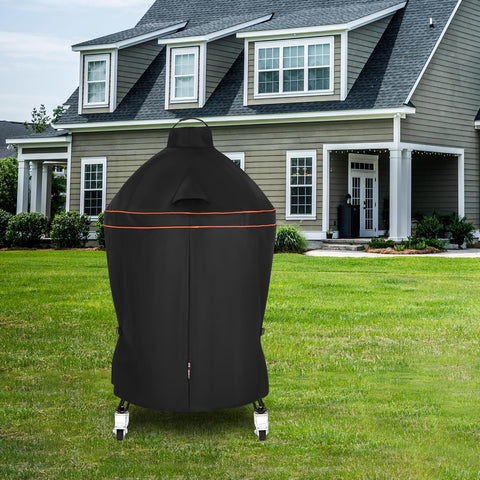 FEVERCOVER weather-ready shell shields grill from rain, snow, and sun.