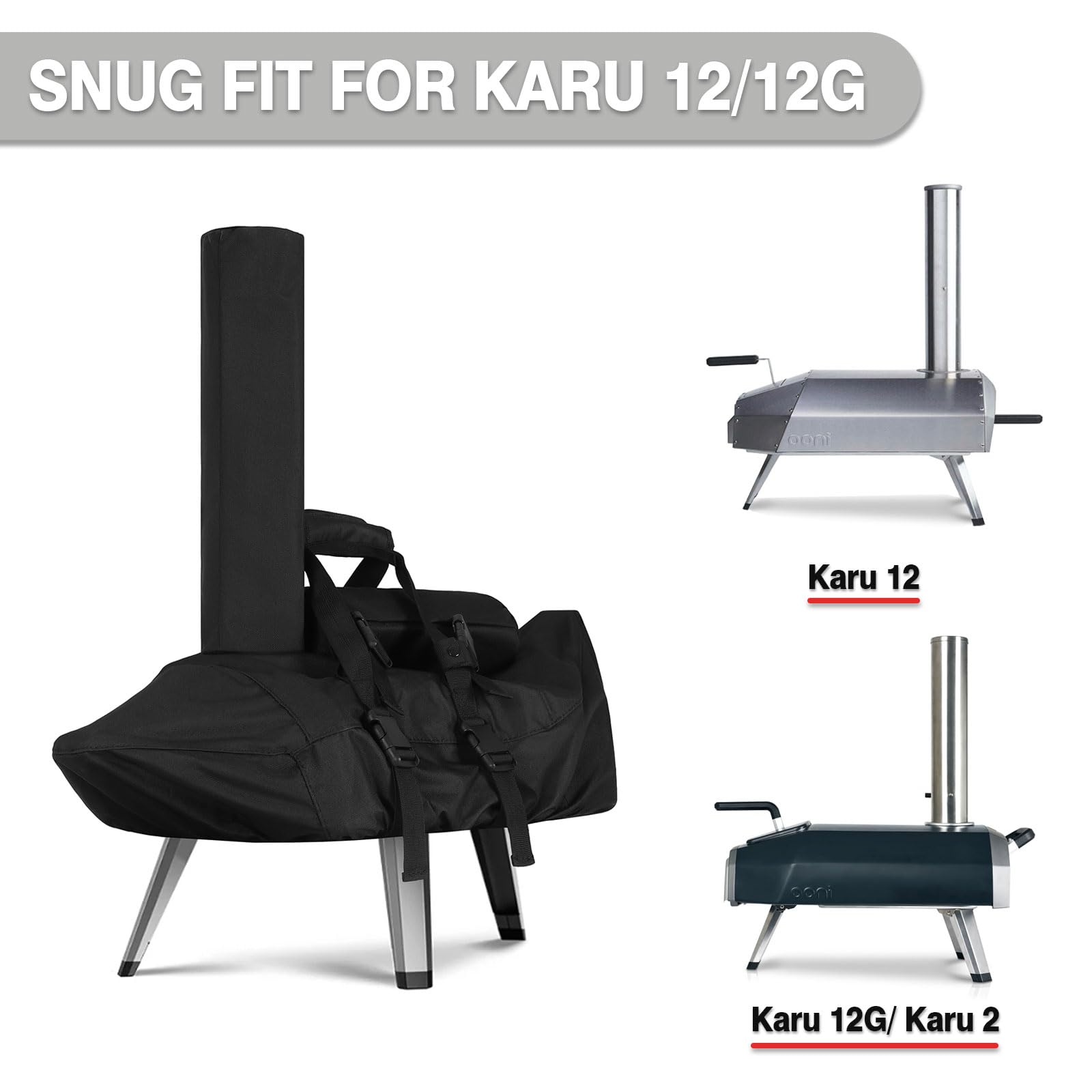 FEVERCOVER Karu 12 dustproof oven cover shields interior from dust.