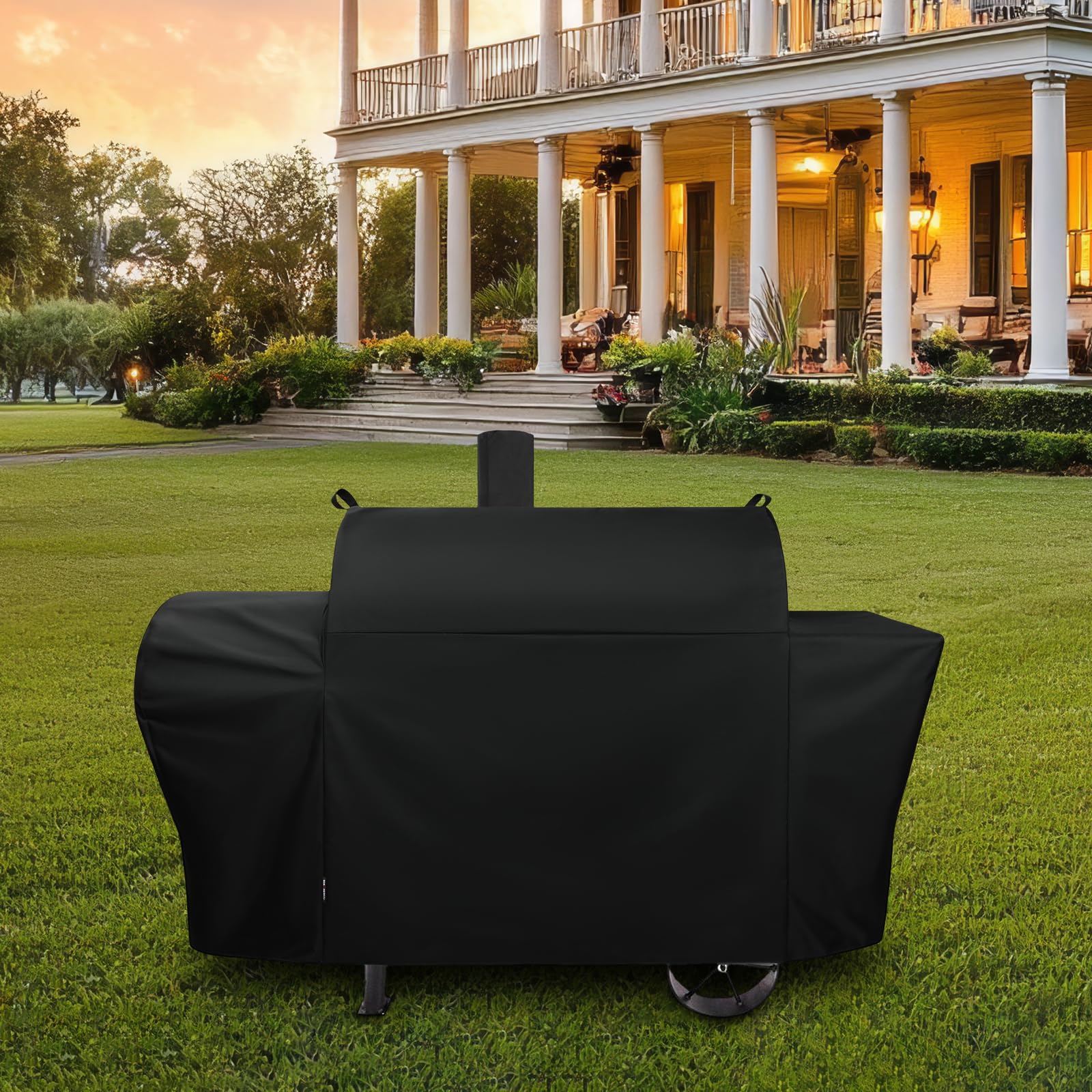 FEVERCOVER Longhorn cover sturdy handles enable easy on and off.