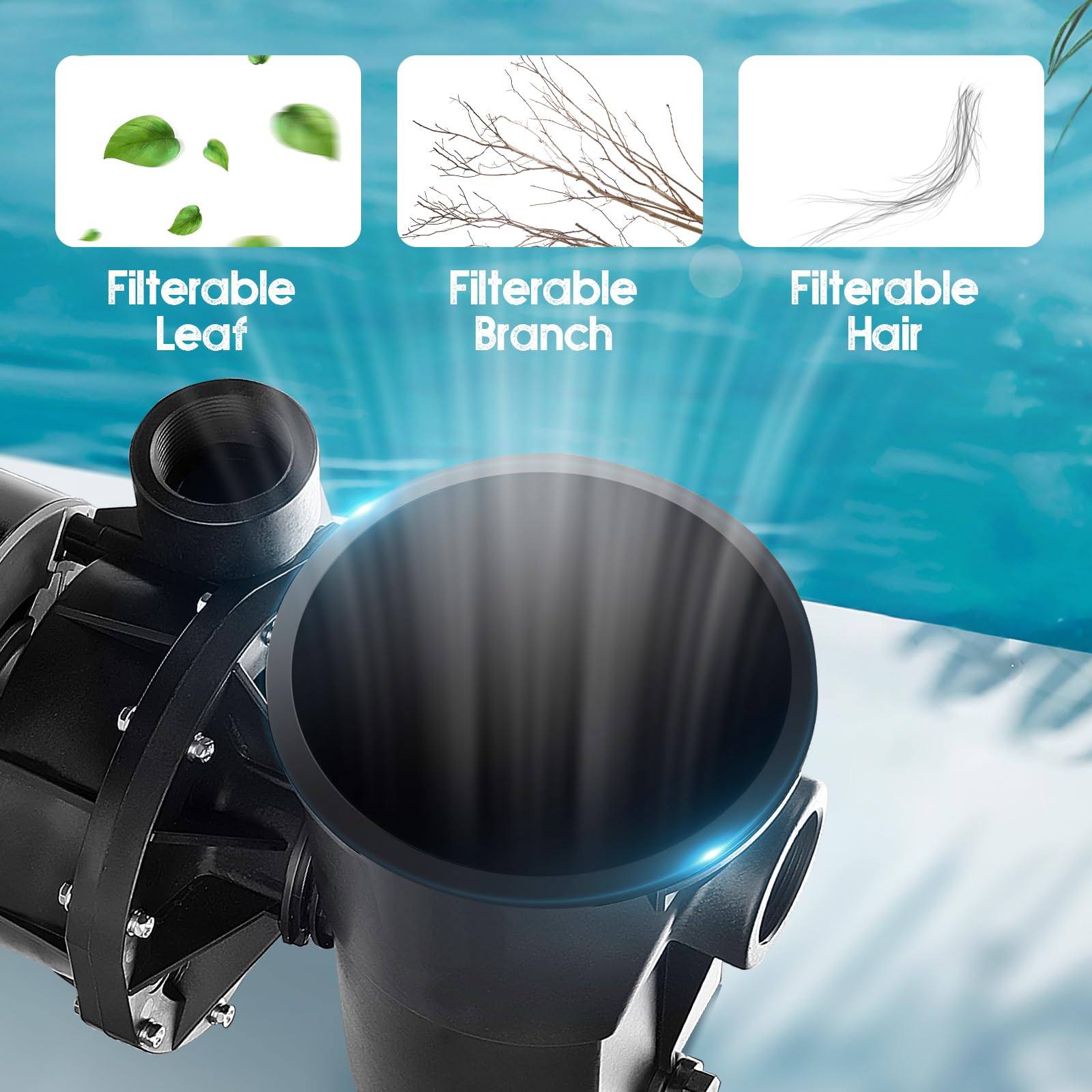 Fexhull pool pump base mount provides stable, vibration-minimized operation.