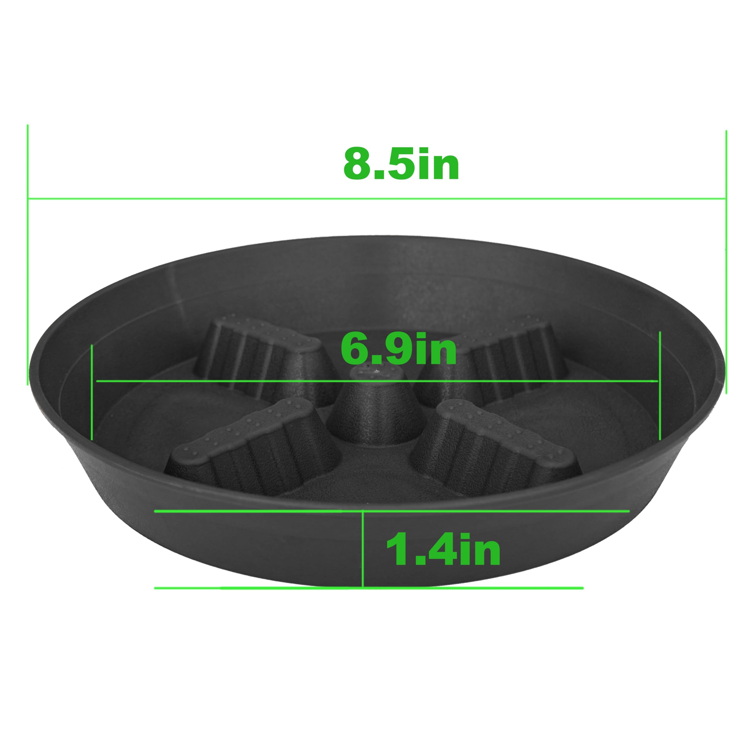 Feyvdzv 10-inch saucer guards furniture from water drips