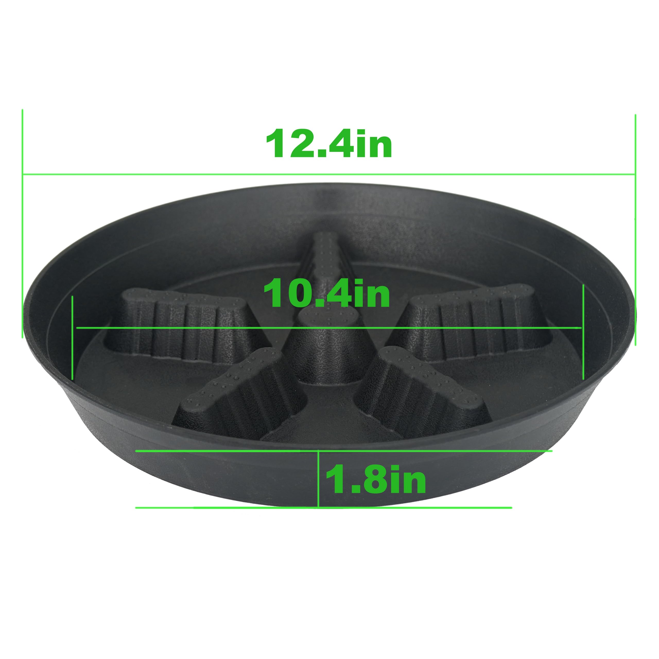 Feyvdzv plant saucer 8-inch fits small pots and prevents spills.