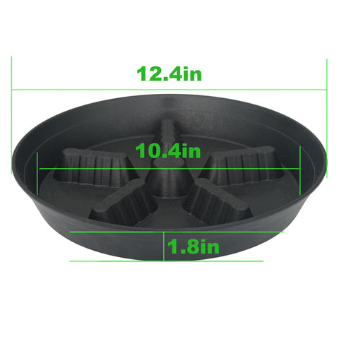 Feyvdzv plant saucer 8-inch fits small pots and prevents spills.
