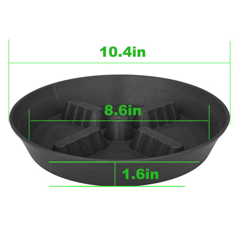 Feyvdzv 8-inch plant saucer fits small pots and prevents spills