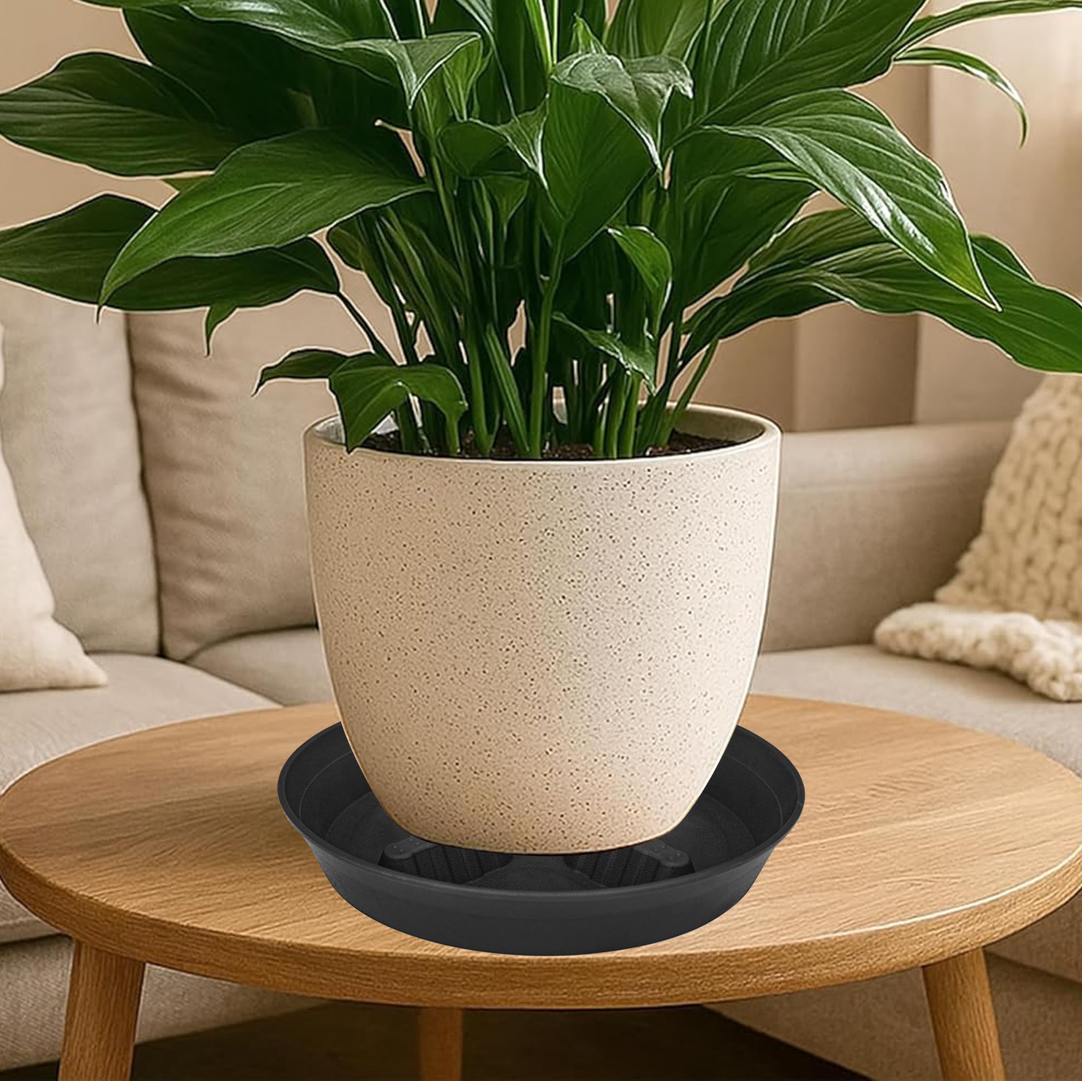 Feyvdzv indoor-living-room saucer keeps surfaces dry and tidy