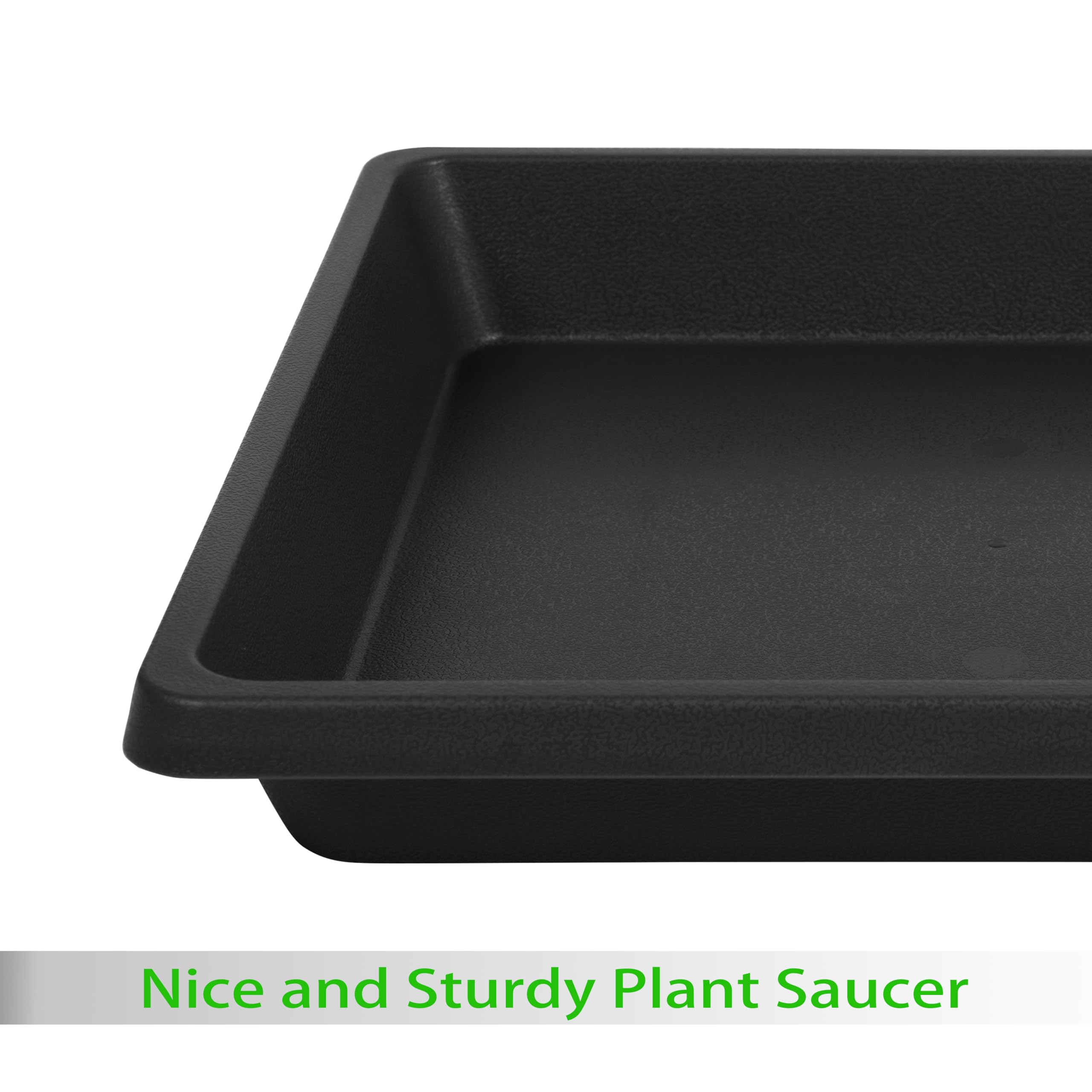 Feyvdzv plant saucer water catcher keeps patios and desks tidy.