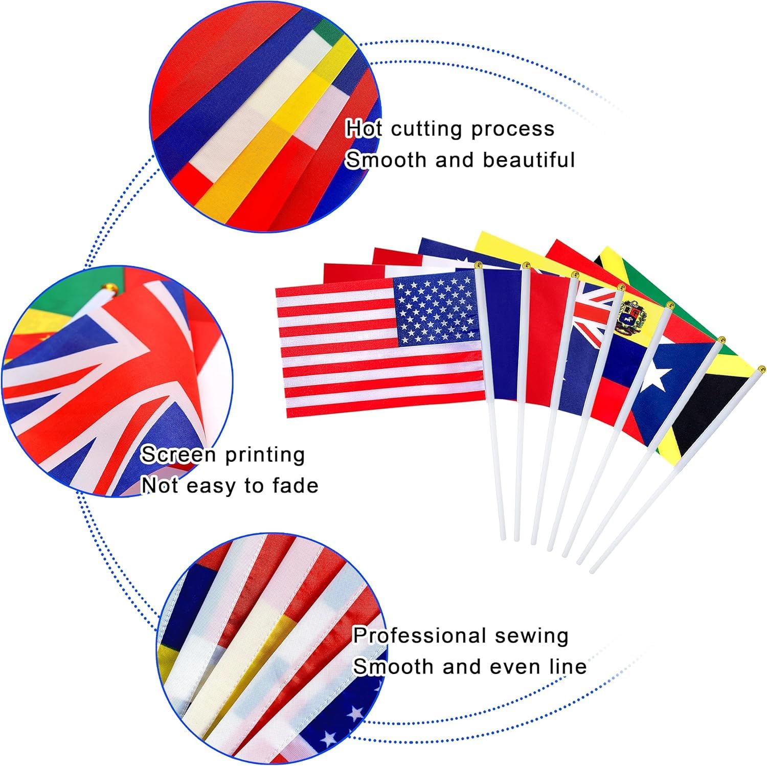 FFILL France flag mini banner, adds international flair to celebrations