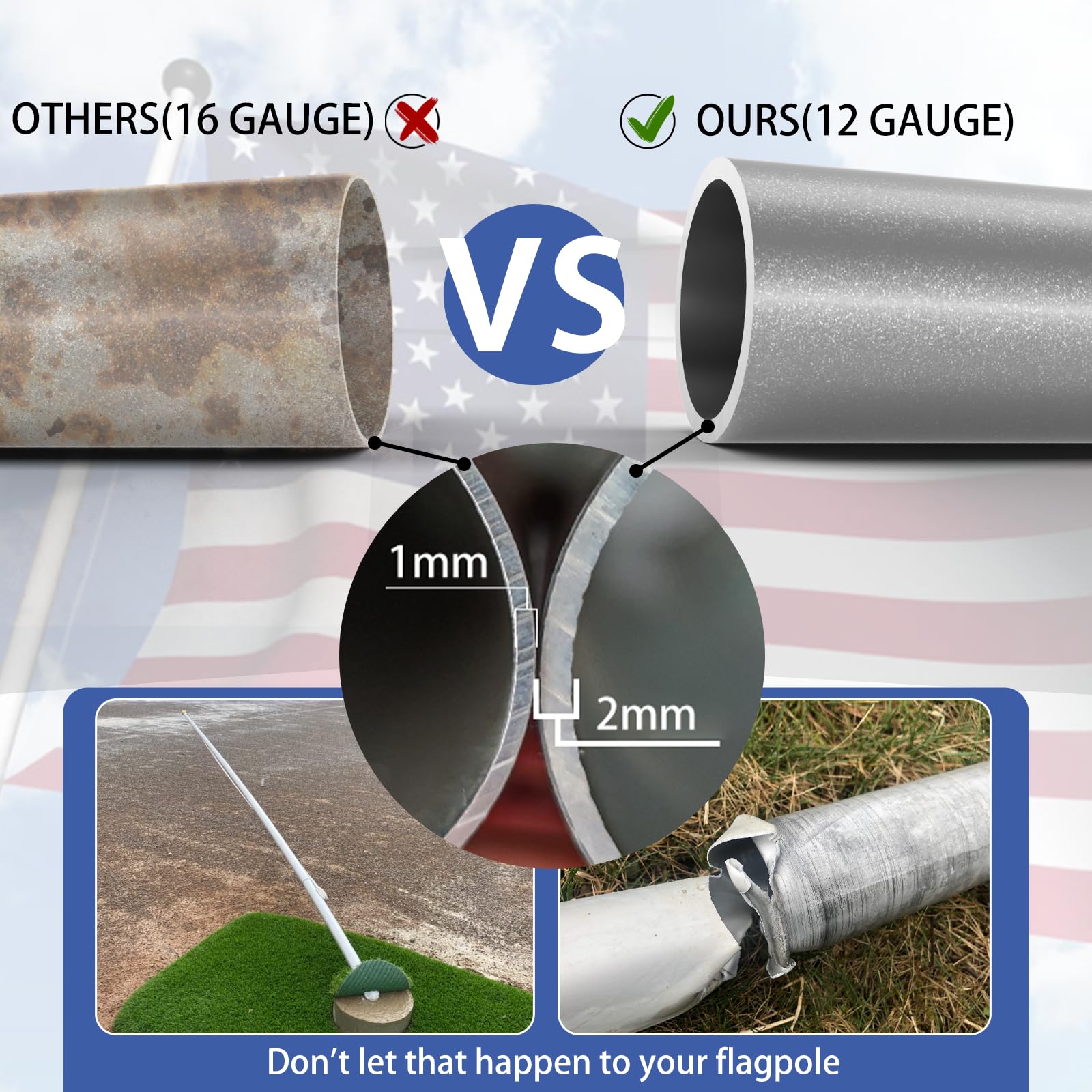FFILY 6061-T6 aluminum construction highlighted for strength and longevity