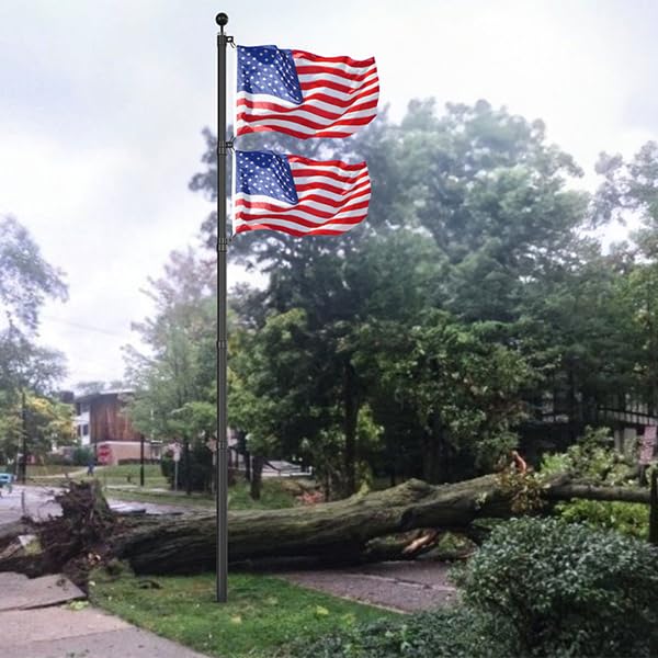 FFILY included US flag highlights patriotic display with premium topper