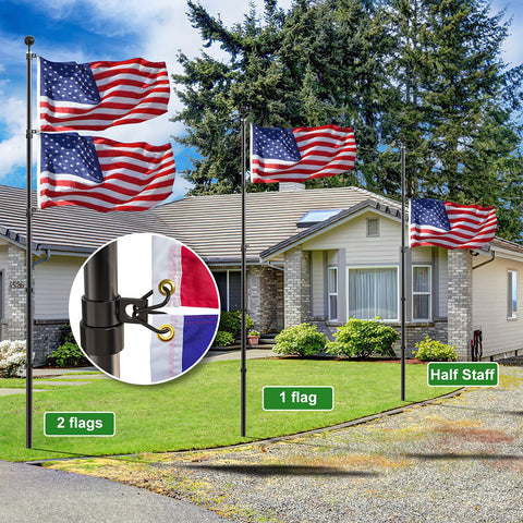 FFILY pole features 1.5mm thick walls for durable outdoor use