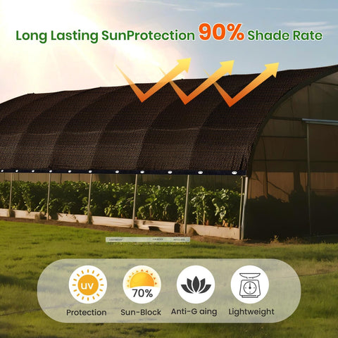 FFKQBH sturdy stitched edges and reinforced grommets for long-term outdoor use