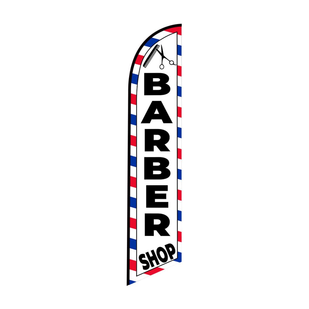 FFN Barber Shop pole kit assembly for quick outdoor setup.