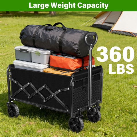 FFQ Wagons durable Oxford fabric ready for outdoor use.