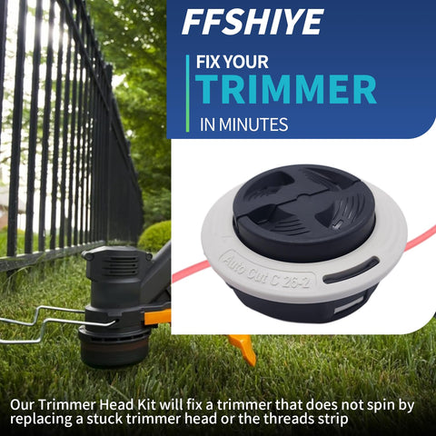 Stihl FS series setup with FFshiye C26-2 head for reliable edging