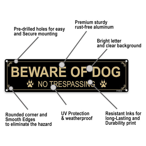 FHEGI sign with laminated protection resists weather and graffiti.
