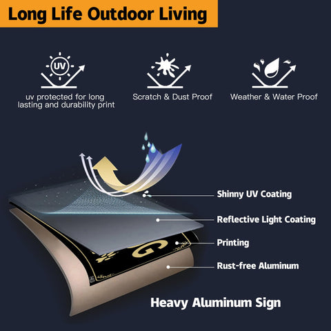 FHEGI laminated protection sign resists weathering and graffiti with easy cleaning.