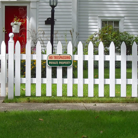 FHEGI two-pack signs packaged for versatile indoor or outdoor use.