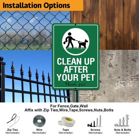 FHEGI two-sign pack suitable for yard, lawn, and fence placements