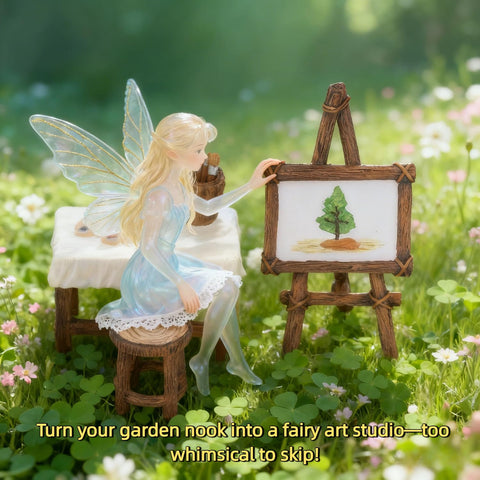 FHNQRQN Hand-Painted Details bring delicate charm to every garden scene.