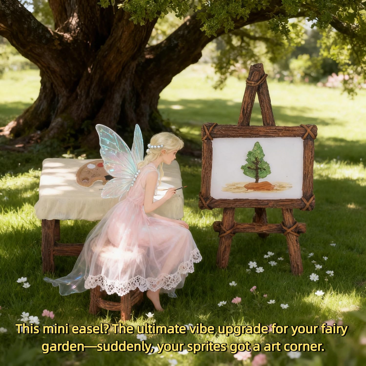 FHNQRQN Versatile Fairy Decor works indoors or outdoors for a whimsy touch.