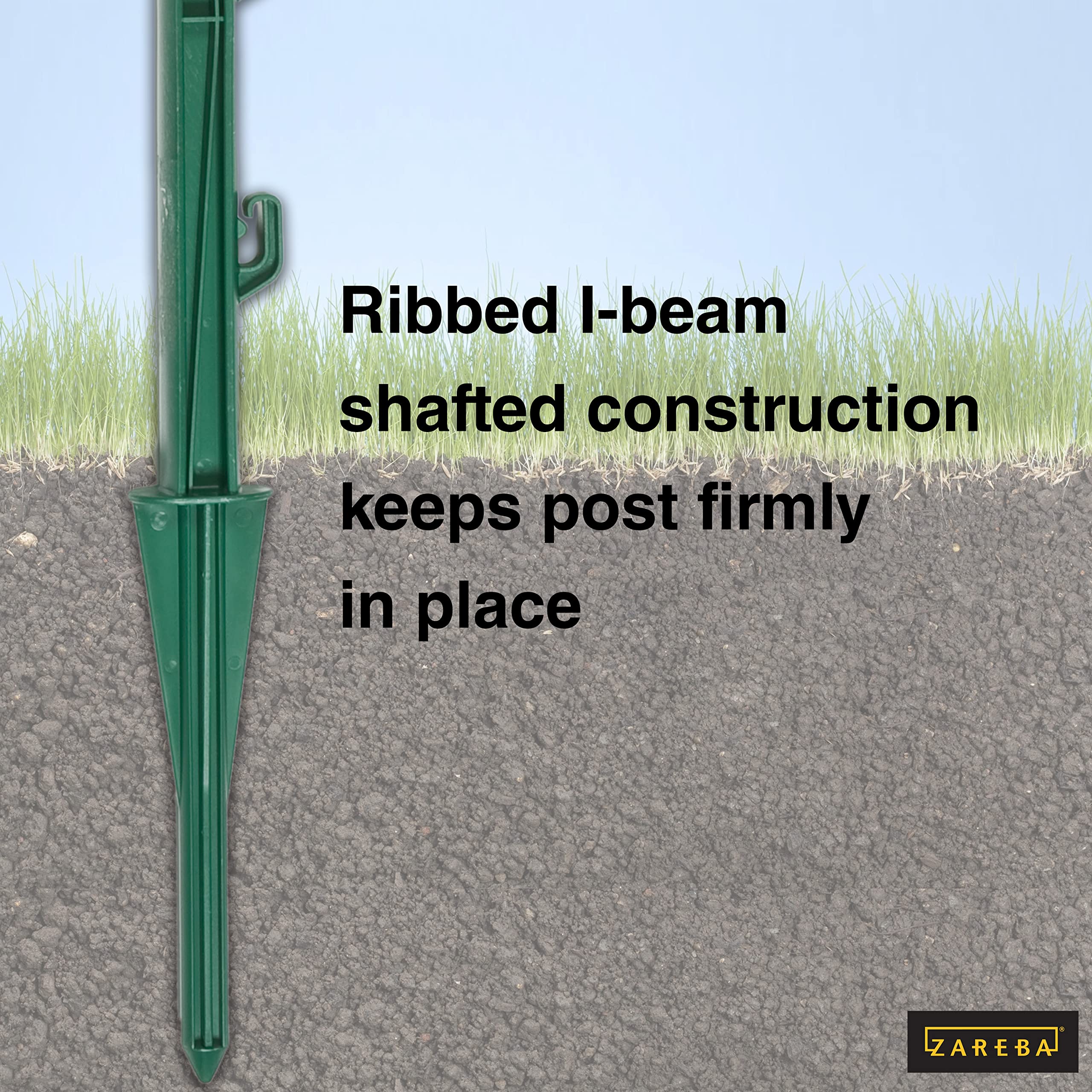 Fi-Shock P-30G clips securely hold fence wire for adjustable heights.